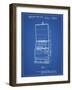 PP1043-Blueprint Slot Machine Patent Poster-Cole Borders-Framed Giclee Print