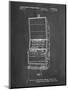 PP1043-Chalkboard Slot Machine Patent Poster-Cole Borders-Mounted Giclee Print