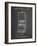 PP1043-Chalkboard Slot Machine Patent Poster-Cole Borders-Framed Giclee Print