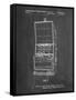 PP1043-Chalkboard Slot Machine Patent Poster-Cole Borders-Framed Stretched Canvas