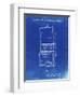 PP1043-Faded Blueprint Slot Machine Patent Poster-Cole Borders-Framed Giclee Print