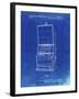 PP1043-Faded Blueprint Slot Machine Patent Poster-Cole Borders-Framed Giclee Print