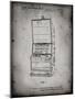 PP1043-Faded Grey Slot Machine Patent Poster-Cole Borders-Mounted Giclee Print