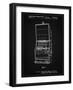 PP1043-Vintage Black Slot Machine Patent Poster-Cole Borders-Framed Giclee Print