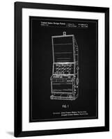 PP1043-Vintage Black Slot Machine Patent Poster-Cole Borders-Framed Giclee Print