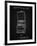 PP1043-Vintage Black Slot Machine Patent Poster-Cole Borders-Framed Giclee Print