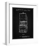 PP1043-Vintage Black Slot Machine Patent Poster-Cole Borders-Framed Premium Giclee Print