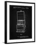 PP1043-Vintage Black Slot Machine Patent Poster-Cole Borders-Framed Giclee Print