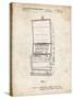PP1043-Vintage Parchment Slot Machine Patent Poster-Cole Borders-Stretched Canvas