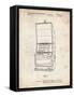 PP1043-Vintage Parchment Slot Machine Patent Poster-Cole Borders-Framed Stretched Canvas