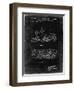 PP1046-Black Grunge Snow Mobile Patent Poster-Cole Borders-Framed Giclee Print