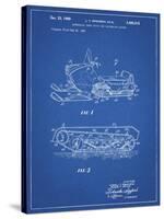 PP1046-Blueprint Snow Mobile Patent Poster-Cole Borders-Stretched Canvas