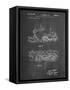 PP1046-Chalkboard Snow Mobile Patent Poster-Cole Borders-Framed Stretched Canvas