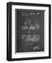 PP1046-Chalkboard Snow Mobile Patent Poster-Cole Borders-Framed Giclee Print