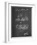 PP1046-Chalkboard Snow Mobile Patent Poster-Cole Borders-Framed Giclee Print