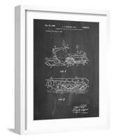 PP1046-Chalkboard Snow Mobile Patent Poster-Cole Borders-Framed Giclee Print