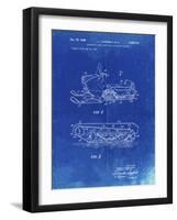 PP1046-Faded Blueprint Snow Mobile Patent Poster-Cole Borders-Framed Giclee Print