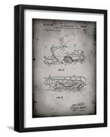 PP1046-Faded Grey Snow Mobile Patent Poster-Cole Borders-Framed Giclee Print