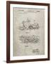 PP1046-Sandstone Snow Mobile Patent Poster-Cole Borders-Framed Giclee Print