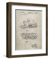 PP1046-Sandstone Snow Mobile Patent Poster-Cole Borders-Framed Giclee Print