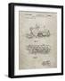 PP1046-Sandstone Snow Mobile Patent Poster-Cole Borders-Framed Giclee Print