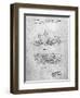 PP1046-Slate Snow Mobile Patent Poster-Cole Borders-Framed Giclee Print