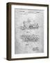 PP1046-Slate Snow Mobile Patent Poster-Cole Borders-Framed Giclee Print