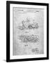 PP1046-Slate Snow Mobile Patent Poster-Cole Borders-Framed Giclee Print