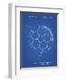 PP1047-Blueprint Soccer Ball Layers Patent Poster-Cole Borders-Framed Giclee Print