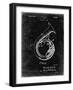 PP1049-Black Grunge Sousaphone Patent Poster-Cole Borders-Framed Giclee Print