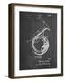 PP1049-Chalkboard Sousaphone Patent Poster-Cole Borders-Framed Giclee Print