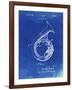 PP1049-Faded Blueprint Sousaphone Patent Poster-Cole Borders-Framed Giclee Print