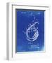 PP1049-Faded Blueprint Sousaphone Patent Poster-Cole Borders-Framed Giclee Print