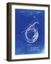 PP1049-Faded Blueprint Sousaphone Patent Poster-Cole Borders-Framed Giclee Print