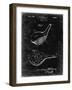 PP1050-Black Grunge Spalding Golf Driver Patent Poster-Cole Borders-Framed Giclee Print