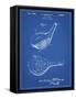 PP1050-Blueprint Spalding Golf Driver Patent Poster-Cole Borders-Framed Stretched Canvas