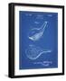 PP1050-Blueprint Spalding Golf Driver Patent Poster-Cole Borders-Framed Giclee Print