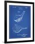 PP1050-Blueprint Spalding Golf Driver Patent Poster-Cole Borders-Framed Giclee Print