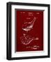PP1050-Burgundy Spalding Golf Driver Patent Poster-Cole Borders-Framed Giclee Print