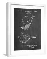 PP1050-Chalkboard Spalding Golf Driver Patent Poster-Cole Borders-Framed Giclee Print