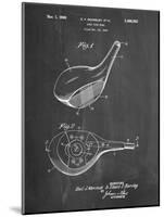 PP1050-Chalkboard Spalding Golf Driver Patent Poster-Cole Borders-Mounted Giclee Print