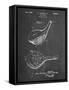 PP1050-Chalkboard Spalding Golf Driver Patent Poster-Cole Borders-Framed Stretched Canvas