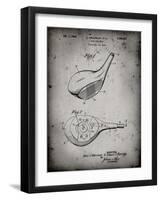 PP1050-Faded Grey Spalding Golf Driver Patent Poster-Cole Borders-Framed Giclee Print