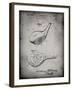 PP1050-Faded Grey Spalding Golf Driver Patent Poster-Cole Borders-Framed Giclee Print