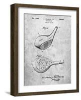 PP1050-Slate Spalding Golf Driver Patent Poster-Cole Borders-Framed Giclee Print