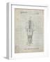 PP1051-Antique Grid Parchment Spark Plug Patent Poster-Cole Borders-Framed Giclee Print