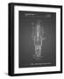 PP1051-Black Grid Spark Plug Patent Poster-Cole Borders-Framed Giclee Print