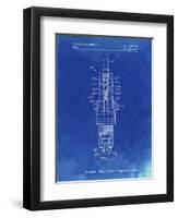 PP1051-Faded Blueprint Spark Plug Patent Poster-Cole Borders-Framed Premium Giclee Print