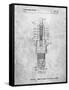 PP1051-Slate Spark Plug Patent Poster-Cole Borders-Framed Stretched Canvas