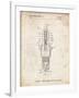 PP1051-Vintage Parchment Spark Plug Patent Poster-Cole Borders-Framed Giclee Print